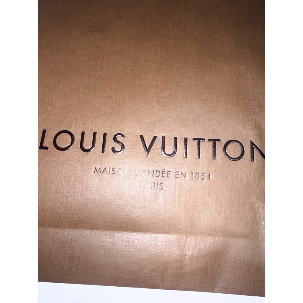 Louis Vuitton Authentic Empty Shopping‎ Paper Bag Brown
